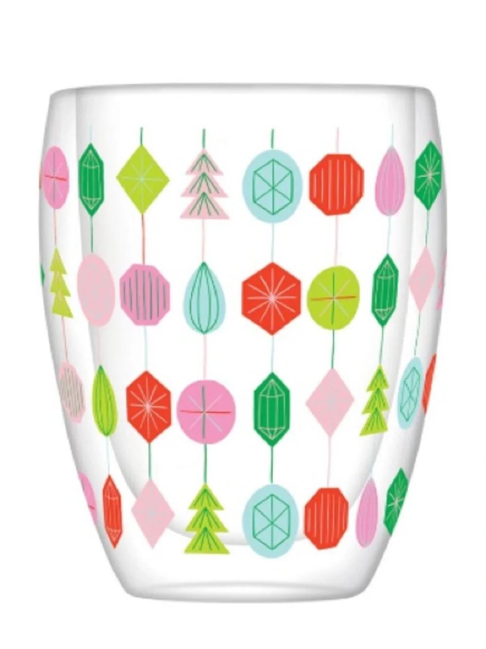 Double-Wall Stemless Wineglass - Ornaments